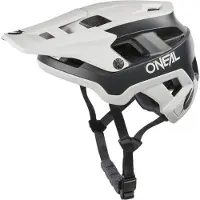 O'Neal Defender Solid Mat Noir Gris Blanc Casque Vélo Taille S-M