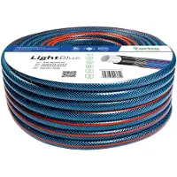 Vartco tuyau d'eau à 4 couches Tuyau d'arrosage de jardin Tuyau flexible en polyester tressé croisé résistant aux UV 22 Bar 1/2" 30m