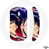 MANIACASE Souris Sans Fil - - One Punch Man - USB - Compatible Mac et PC - Blanc
