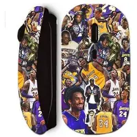 MANIACASE Souris sans fil - - Kobe Bryant - Noir - Champion NBA - Nano récepteur USB