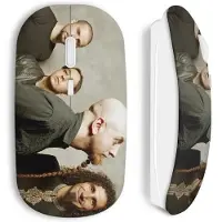 MANIACASE Souris sans fil - - System Of A Down - Clé USB wifi incluse - Compatible Mac et PC - Blanc