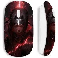 MANIACASE Souris sans fil - - Itachi Uchiwa - Design 3D - Connectivité USB - Optique
