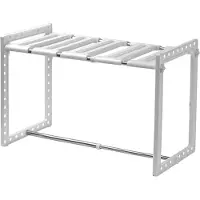 CALICOSY - Étagère 1 niveau sous évier extensible L38/65 cm