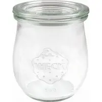 Weck Verre tulipe, Bocal de conservation, Transparent