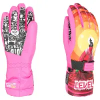 Level Gloves Rose 5-6 Years Fille