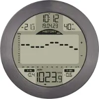 La Crosse Technology Electronic Barometer Doré 160 x 160 x 32 mm