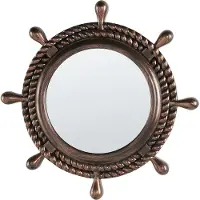Beliani Miroir GORMAZ Marron