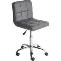 Beliani Marion gris chaise de bureau réglable Lumarko