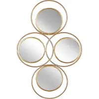 Shumee Miroir 80 cm Doré LESCAR