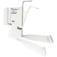 My Wall 2 supports muraux pour haut-parleurs SONOS PLAY5 Charge orientable latéralement (1 paire, Installation murale, Inclinable, Pivotant), Pied + support mural pour enceinte, Blanc