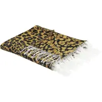 Beliani Couverture Jamune 130 X 170 Cm Marron
