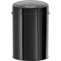 Echtwerk Sensor Poubelle 9,0 l noir, Poubelle, Noir