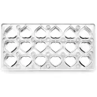 Ibili Heart Magnetic Bonbon Mold Argenté