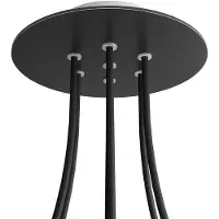 Creative Cables Kror207f103 Rose-one Kit Rond Noir Mat