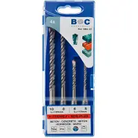 Bohrcraft Wall Drill Bit 5-10 Mm 4 Pieces Clair