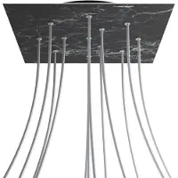 Creative Cables Krovnq4012f104 Xxl Rose-one Square Kit De Roses En Marbre Marquina