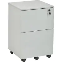 Beliani Meuble De Rangement Johnson Gris Clair