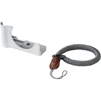 SmallRig 5431 Kit de demi-étui en cuir pour Canon EOS R50 V (blanc)