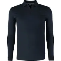 Olymp Homme OLYMP Casual Regular Fit Polo manches longues marine, Unicolore