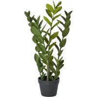 Beliani Plante artificielle ZAMIIFOLIA 76 cm Vert