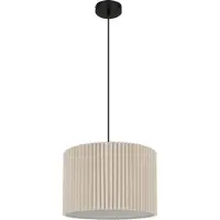 Globo Lampe suspendue Page Ø 38cm blanc avec noir