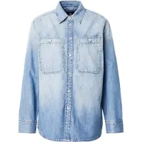 G-Star Regular Pocket Long Sleeve Shirt Bleu M Femme
