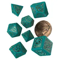 Q-workshop The Witcher Dice Set Triss The Beautiful Healer Board Game 7 Units Multicolore