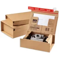 Colompac 10 cartons d'expédition CP067.02 28,5 x 19,0 x 10,0 cm (10 pcs)