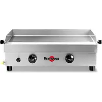 Krampouz Plancha gaz 3000w plaque inox 54x33cm - - PFSB2MA-KR - samba