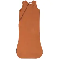 Snoozebaby Sac de couchage sans manches Caramel de Snoozebaby Organic - 3-9 mois