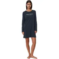Marc o'polo Chemise de nuit ' Mix & Match Cotton ' bleu foncé