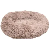 Flamingo Lit pour chien , modèle Krems, rond, marron clair, dimensions : 50 cm