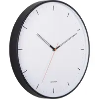 Karlsson - Horloge murale Calm - Noir
