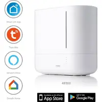 Trebs Humidificateur intelligent avec contrôle par application, capacité de 4,5 L et 300 ml/h