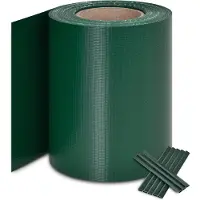 Juskys Bandes de protection de la vie privée en PVC - 1 pièce - Vert
