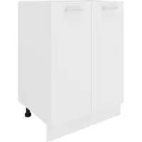 VCM Meuble de cuisine | Dimensions env. H. 82 x W. 60 x. T. 46 cm | Armoire avec deux portes | Mobilier de cuisine - Esilo
