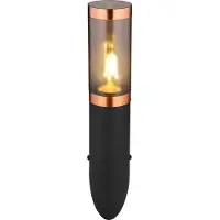 Globo Outdoor lamp Boston black with red copper