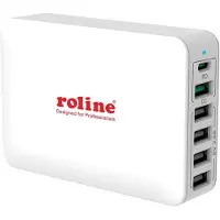 Roline 19.11.1055 chargeur d'appareils mobiles Universel Blanc Secteur Charge rapide Intérieure