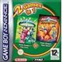 2 Jeu En 1 Power Ranger - La Force Du Temps Et Ninja Storm Game Boy Advance