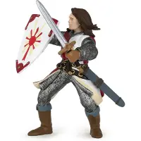 Papo Figurine de jeu Lancelot, rouge