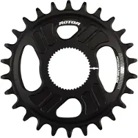 Rotor Round Direct Mount Ring Chainring Noir 28t