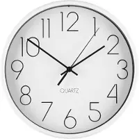 4Living Horloge murale simple, Ø 25 cm