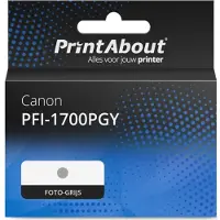PrintAbout Cartouche compatible pour Canon PFI-1700PGY - Gris photo