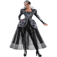 MOM Elegant Catacomb Queen Costume Noir M Enfants