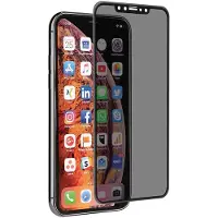 Muvit Iphone Xs Max Privacy Case Friendly Tempered Glass Screen Protector Clair