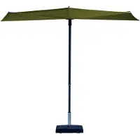 Madison Parasol de balcon Sun Wave 270x150 cm Vert sauge