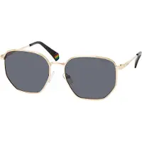 Polaroid Lunettes de soleil or / noir