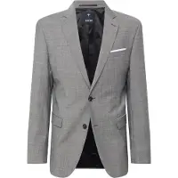 JOOP! Veste de costume gris chiné / blanc