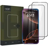 Hofi Glass VERRE PRO+ VERRE BLINDÉ 2-PACK POUR IPHONE 16 PRO / 17 / 17 PRO NOIR (2 pcs, Apple iPhone 16 Pro, Apple iPhone 17, Apple iPhone 17 Pro), Téléphone portable : film de protection, Noir