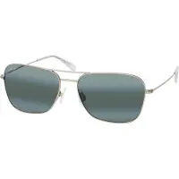 Maui jim Naauao Polarized Sunglasses Argenté Neutral Grey/CAT3 Homme